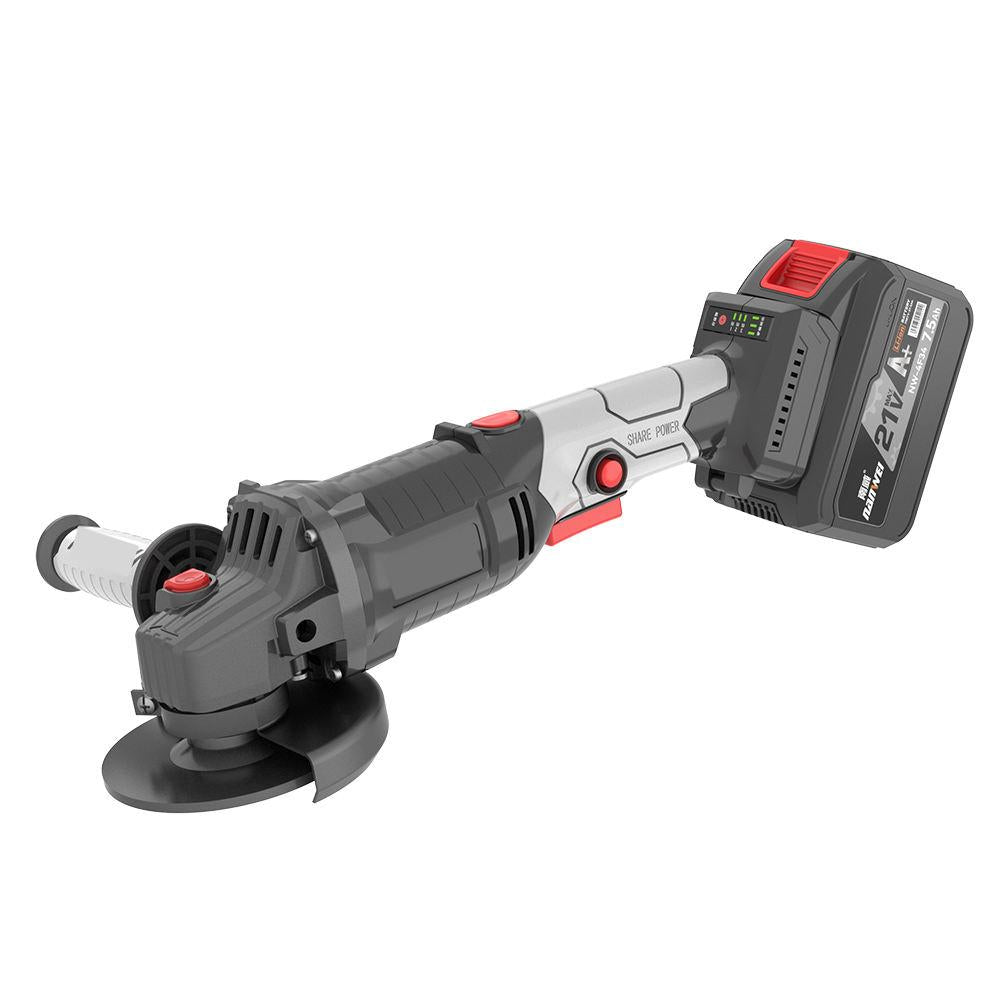 Cordless Brushless Angle Grinder with Adjustable Head – 4.0Ah