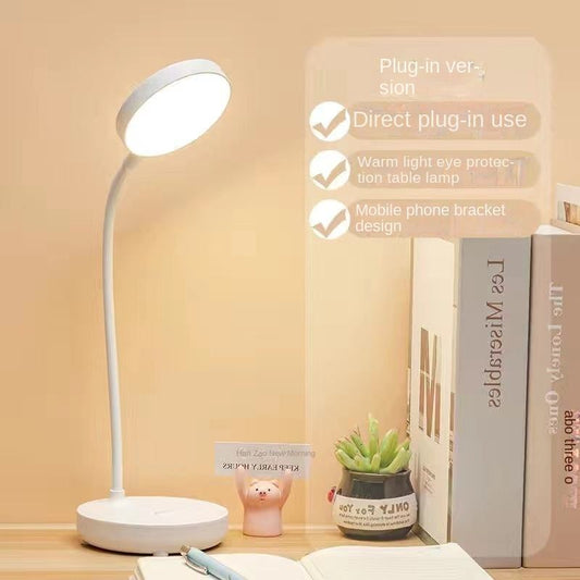 Rechargeable USB Desk Lamp Rechargeable Reading Bed Night Light LED 3 Tone Bedside Table Learning Eye Protection Lamp