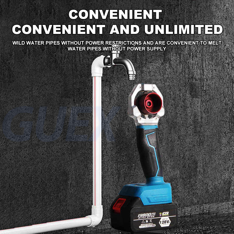 Lithium-ion hot melter PPR pipe hot melt machine household wireless heat container water and electricity engineering welding machine