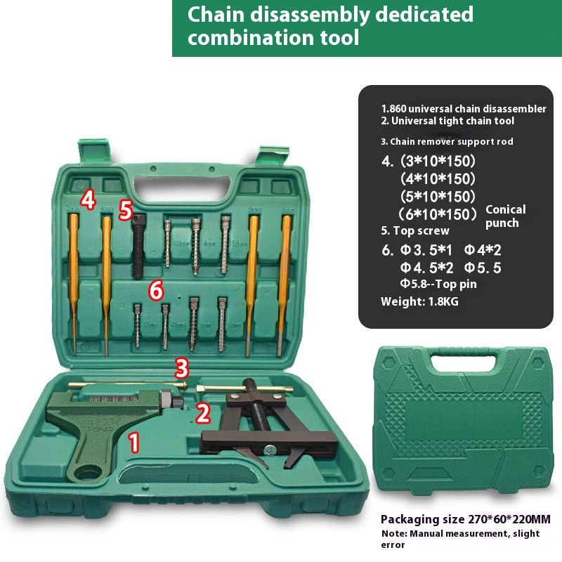 Chain Breaker & Tightener Set – High Carbon Steel