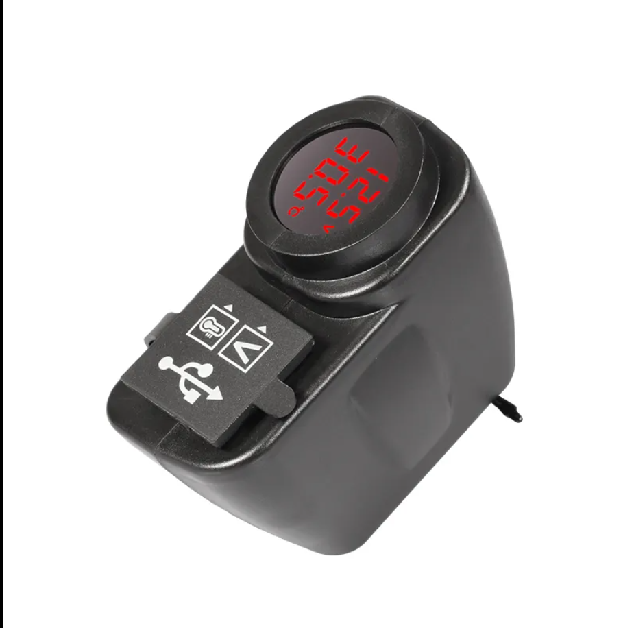 High Quality Dual USB Charger Port Voltmeter Motorcycle with Switch No reviews yet