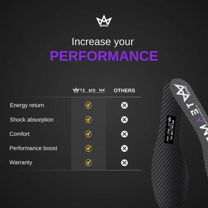 Soft and comfortable PRO carbon insole