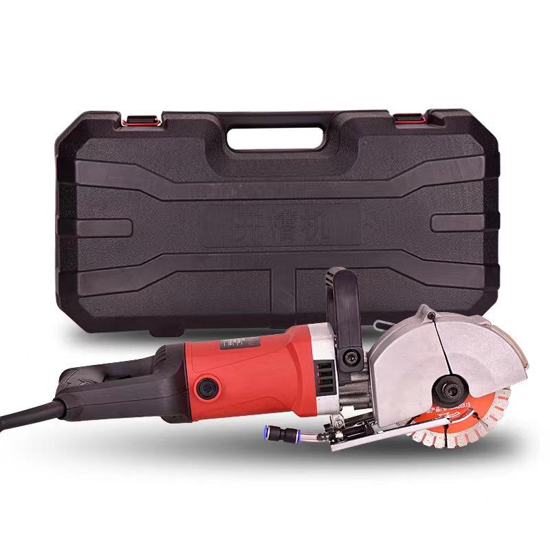 Multiple Saw Blades Slotting Wall Cutter Groove Machine Concrete Wall Chaser Machine Electrical Cutter Tools
