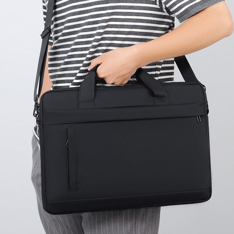Professional Multipurpose Briefcase: Large Capacity, Minimalist Laptop Bag for Business & Office