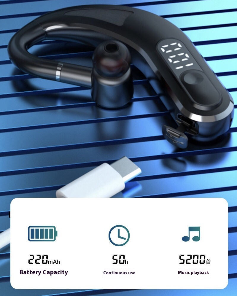 New M23 ear-hook Bluetooth headset, wireless sports headset, digital power display, long battery life, comfortable wearing