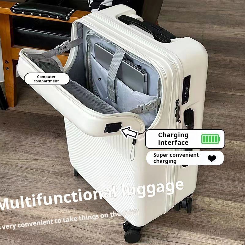 High quality 20-inch open front suitcase with UAB port
