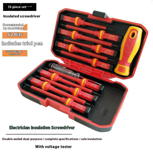 1000V Insulated Electrician Screwdriver Set, 29-pieces Screw Driver Set Kit, CR-V Magnetic Screwdriver Tool Set, Professional Electrician Tools