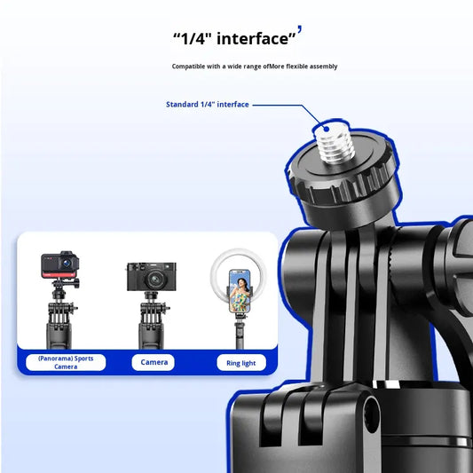 Mobile phone Bluetooth selfie stick integrated fill light live tripod portable telescopic universal selfie artifact