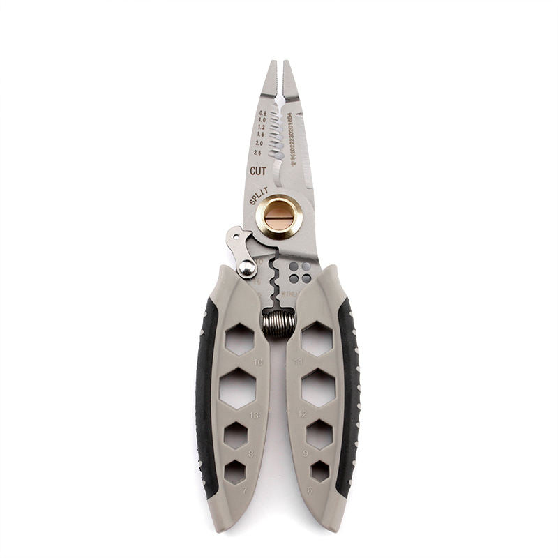 7 Inch Multipurpose Electrician Wire Repair Tool Chrome Vanadium Steel Crimping Cable Plier Stripper Stripping Cutter Hand