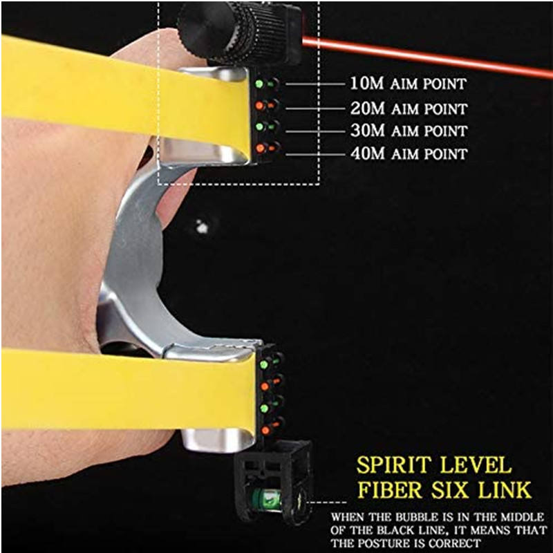 Hot Selling 98K Laser Free Binding Fast Compression Rubber Band Outdoor Slingshot