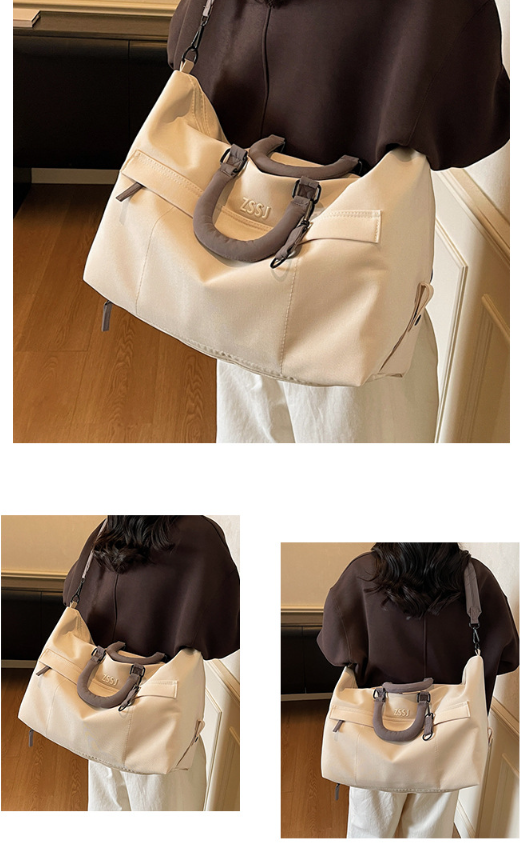 Large capacity carry-on travel bag, suitable for short business trips, airplane carry-on, hand-held or shoulder bag, and hospital admission storage.