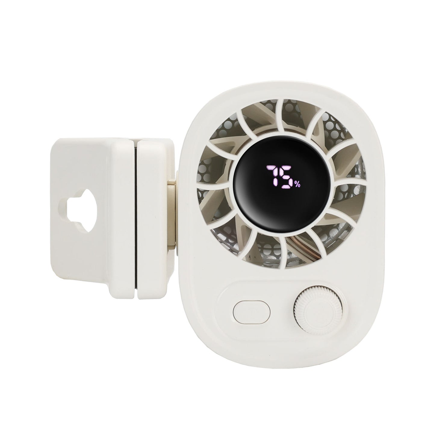 2025 new multi-functional umbrella bicycle clip fan usb charging outdoor mini stepless speed regulation waist-hanging fan