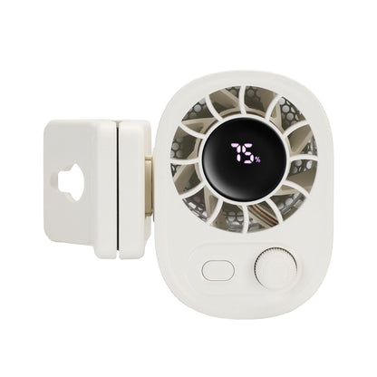 2025 new multi-functional umbrella bicycle clip fan usb charging outdoor mini stepless speed regulation waist-hanging fan