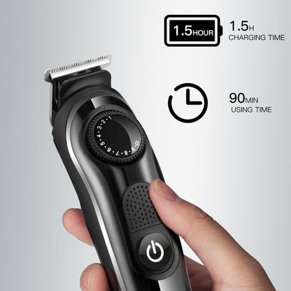 Professional Electric Cordless Men Grooming Kit Beard Nose Hair Trimmer 5 in 1