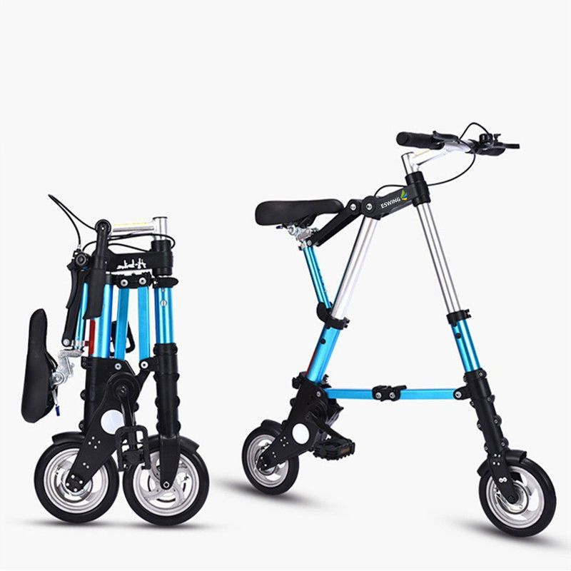 Hot Selling 8 Inch Two Wheels Mini Folding Bike Suitable for outdoor fitness activities