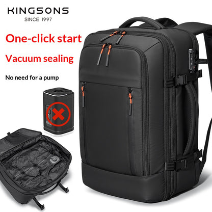 Vacuum compression bag business simple backpack waterproof high-end travel mountaineering bag multi-functional backpack storage