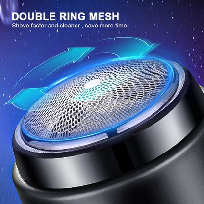 German small steel cannon razor men's electric razor portable car rechargeable beard razor full body washable durable