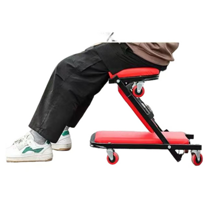 Multifunctional folding dual-purpose car repair stool car repair lying plate maintenance work stool foldable car repair stool lying plate tool