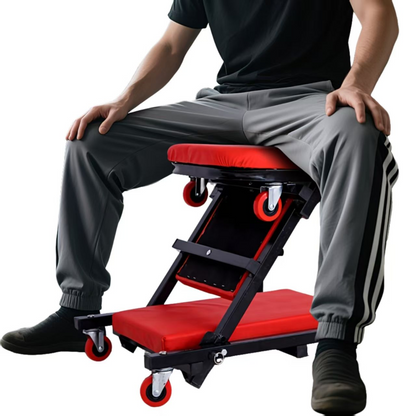 Multifunctional folding dual-purpose car repair stool car repair lying plate maintenance work stool foldable car repair stool lying plate tool