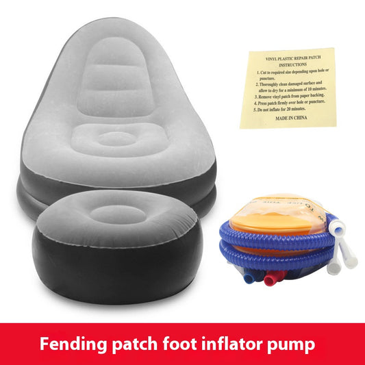 Multifunctional five-in-one inflatable sofa outdoor adult lazy sofa inflatable bed convenient foldable recliner