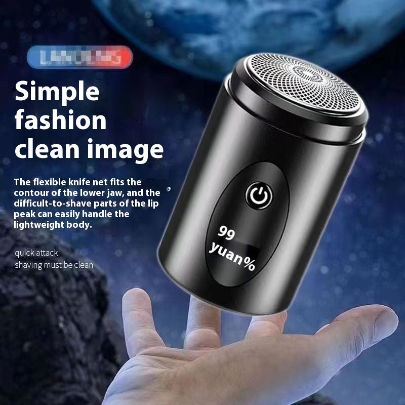 German small steel cannon razor men's electric razor portable car rechargeable beard razor full body washable durable