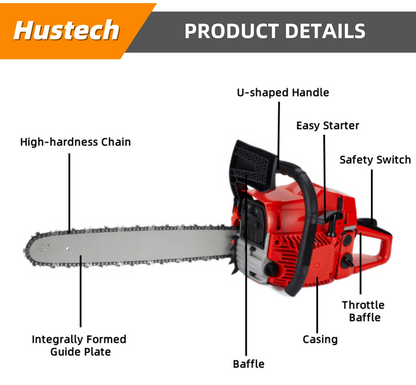 Multifunctional Gasoline 52Cc Chainsaw/ Farm Agricultural Equipment Petrol Chain Saw