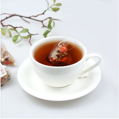 Ginseng Five Treasure Tea, Wolfberry, Mulberry, Red Date, Maca Combination Tea Bag. 50 bags per pack.