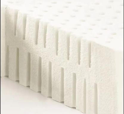 High-quality latex mattress made with natural latex for breathability and antibacterial properties keeping mites at bay