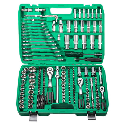 121Piece Industrial Grade Tool Set  High Quality Multi Function Home  Auto Repair Kit