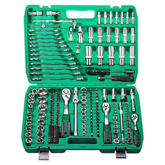 121Piece Industrial Grade Tool Set  High Quality Multi Function Home  Auto Repair Kit