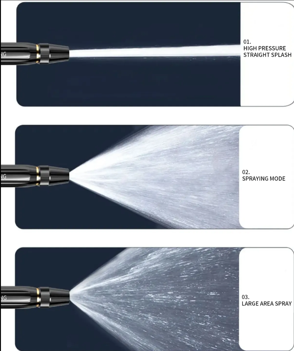 High-Pressure Car Wash Flushing Sprinkler Garden Hose Tap Water Nozzle