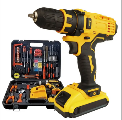 New Arrivals 126PCS Multifunctional Household Tool Kit Craftsman Mechanic Cordless Power Drill Combo Kit Woodworking Tool Set