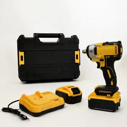 Portable lithium battery impact wrench Cross-border high torque electric wrench