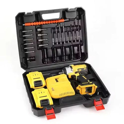 Portable lithium battery impact wrench Cross-border high torque electric wrench