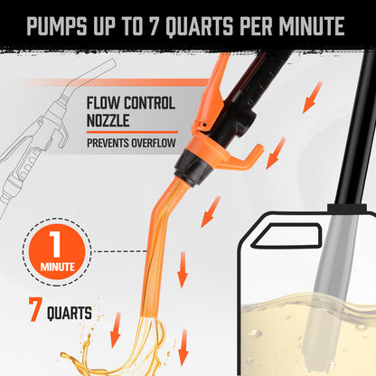 Multi Purpose Gas Pump for Gas Can Fuel Transfer Pump Battery Powered Portable Power Battery Pump