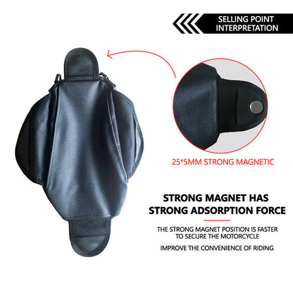 Magnetic Waterproof Motorcycle Tank Bag with Phone Navigation Window | Multi-Function Outdoor Storage
