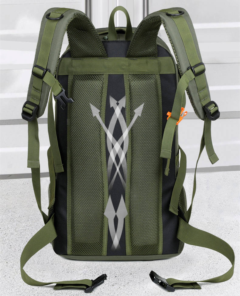 Unisex Large-Capacity Hiking Backpack: Lightweight & Professional for Outdoor Sports and Travel