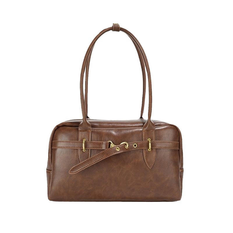 Retro large capacity underarm bag women's new spring and summer shoulder bag handheld commuter shopping bag