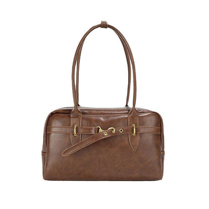 Retro large capacity underarm bag women's new spring and summer shoulder bag handheld commuter shopping bag