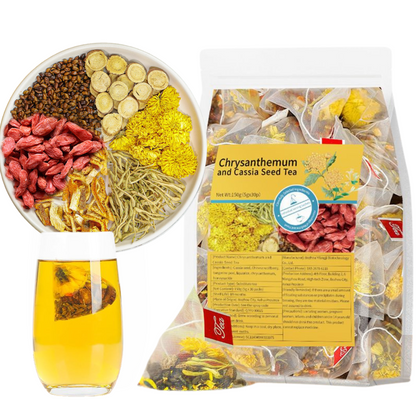 High-quality Chrysanthemum Cassia Tea Bags Reduce Heat Protect the Liver Nourish the Liver and Kidneys and Improve Eyesight