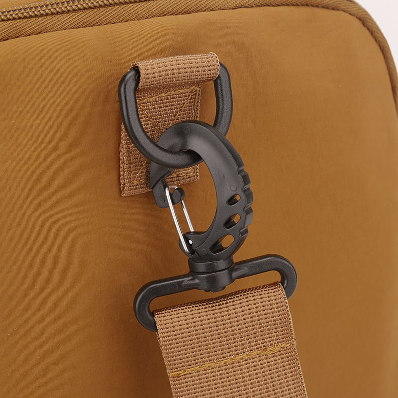 Foldable tote travel bag for women, large capacity, multi-pocket storage, canvas.