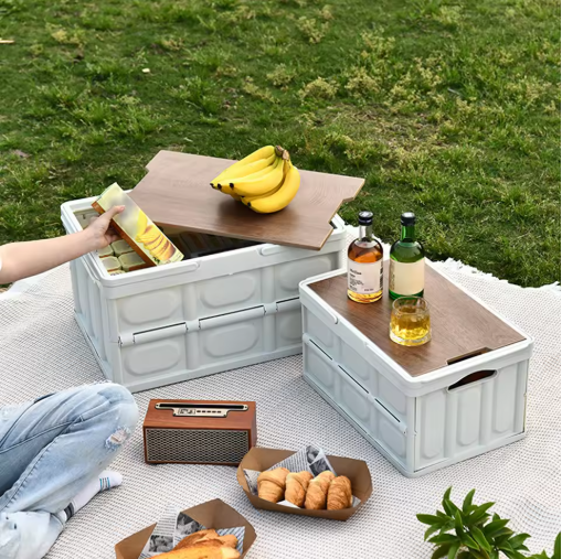 Multi-Use Thickened Storage Box: Creative Foldable Organizer for Outdoor, Car and Indoor