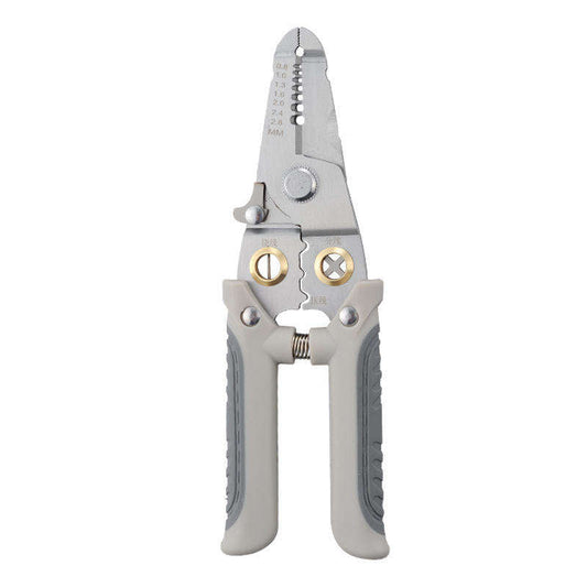 High Carbon Steel Electrician's Multi-Function Foldable Pliers Handheld Crimping Wire Cutting Stripping Tool