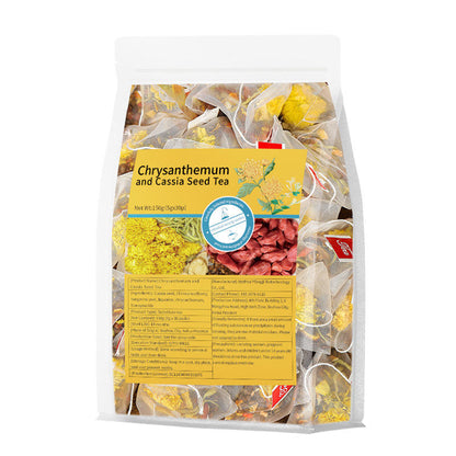 High-quality Chrysanthemum Cassia Tea Bags Reduce Heat Protect the Liver Nourish the Liver and Kidneys and Improve Eyesight