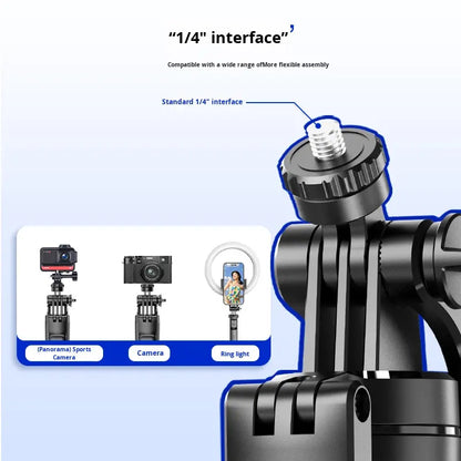 Mobile phone Bluetooth selfie stick integrated fill light live tripod portable telescopic universal selfie artifact