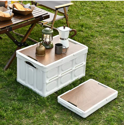 Multi-Use Thickened Storage Box: Creative Foldable Organizer for Outdoor, Car and Indoor