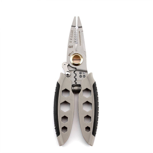 7 Inch Multipurpose Electrician Wire Repair Tool Chrome Vanadium Steel Crimping Cable Plier Stripper Stripping Cutter Hand