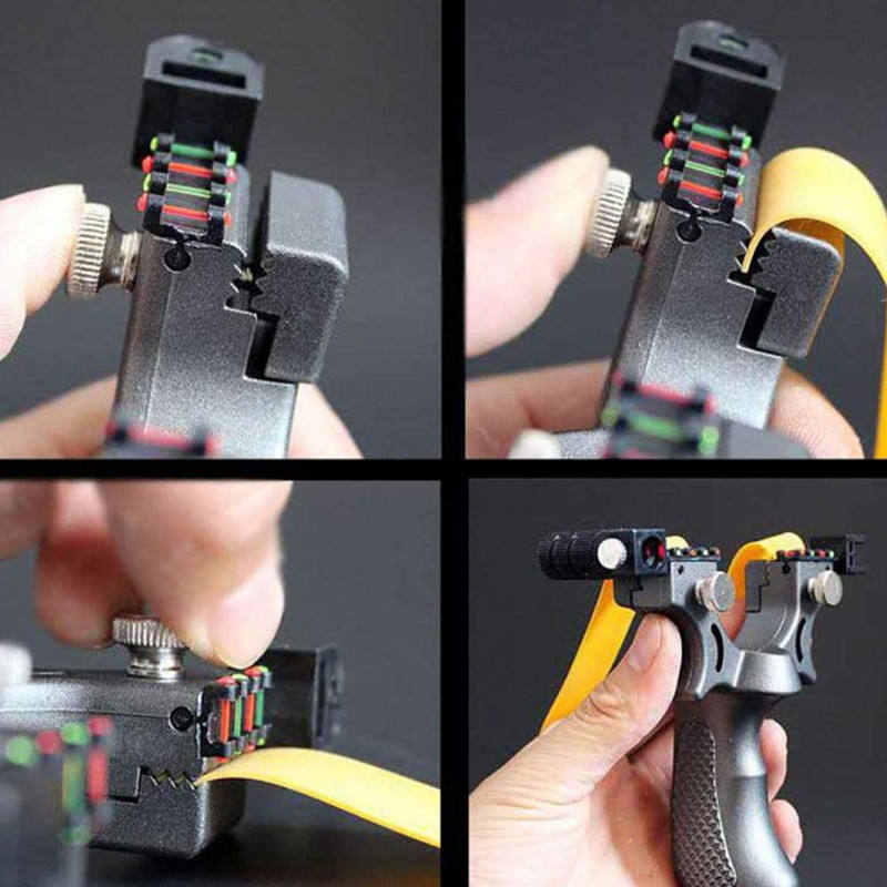 Hot Selling 98K Laser Free Binding Fast Compression Rubber Band Outdoor Slingshot