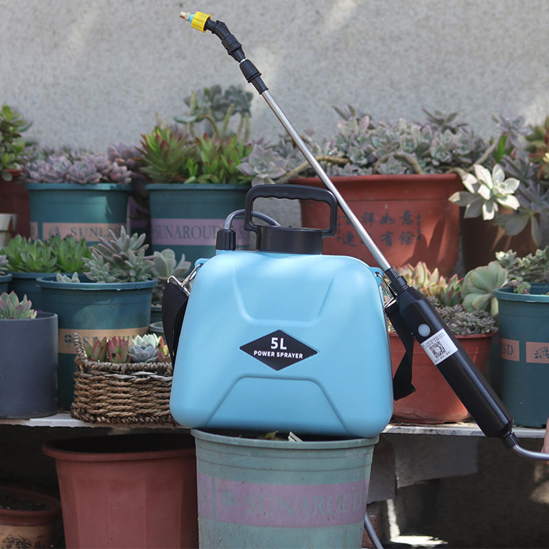 Electric sprayer household lithium battery backpack agricultural high pressure disinfection sprayer watering can high pressure fine mist