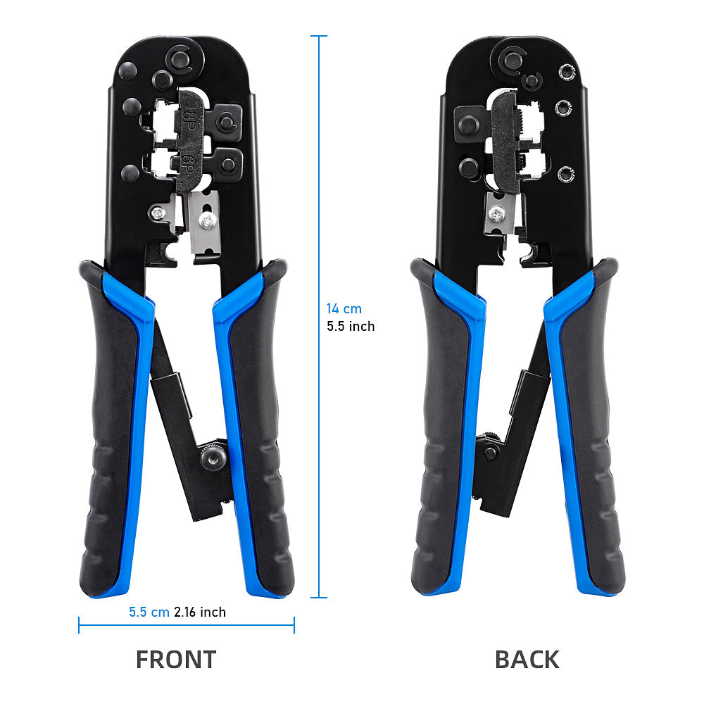 Manual crimping pliers set including network cable crimping tool